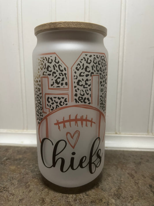 Go chiefs frosted tumbler