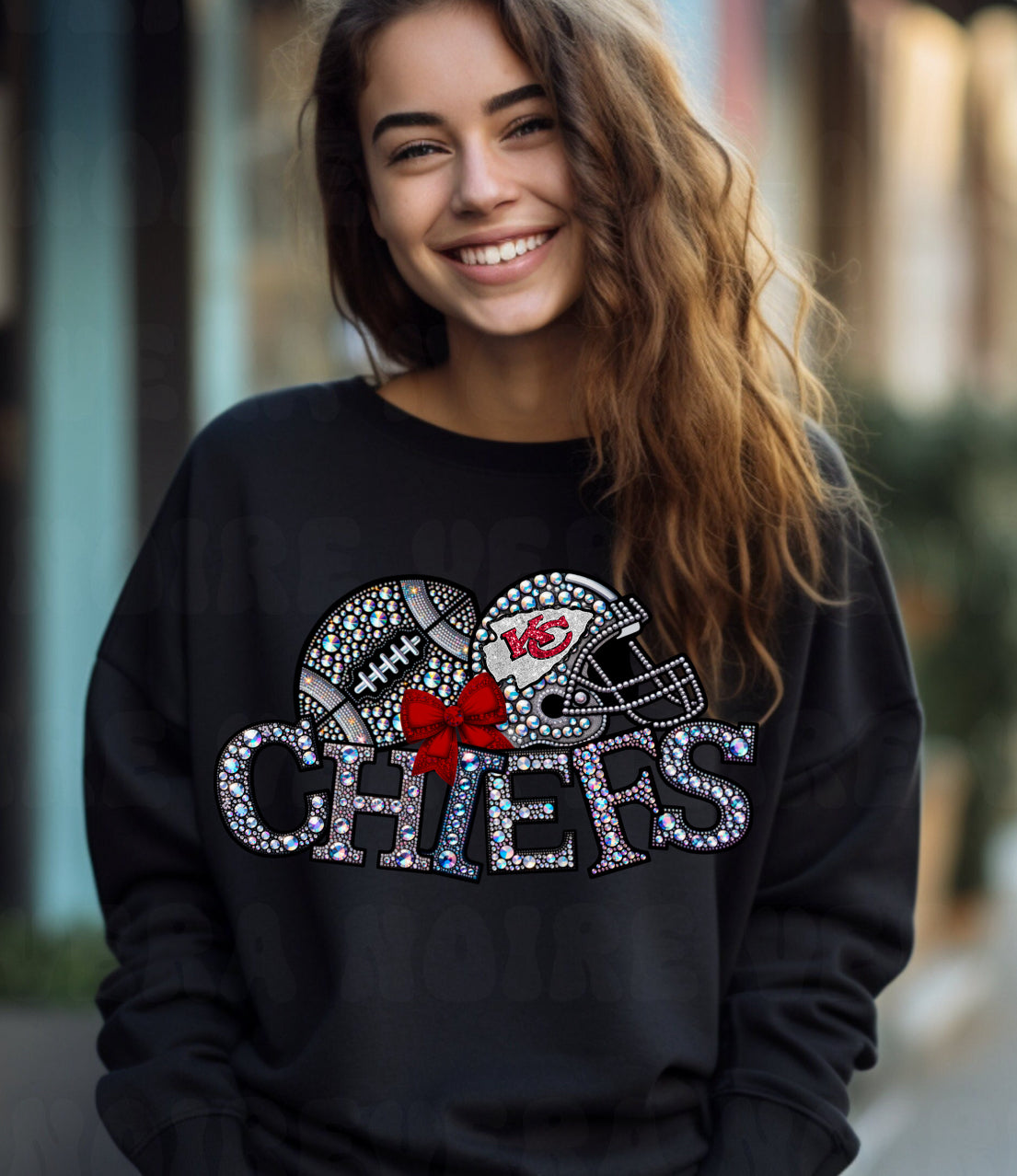 Chiefs Bling Sweatshirt