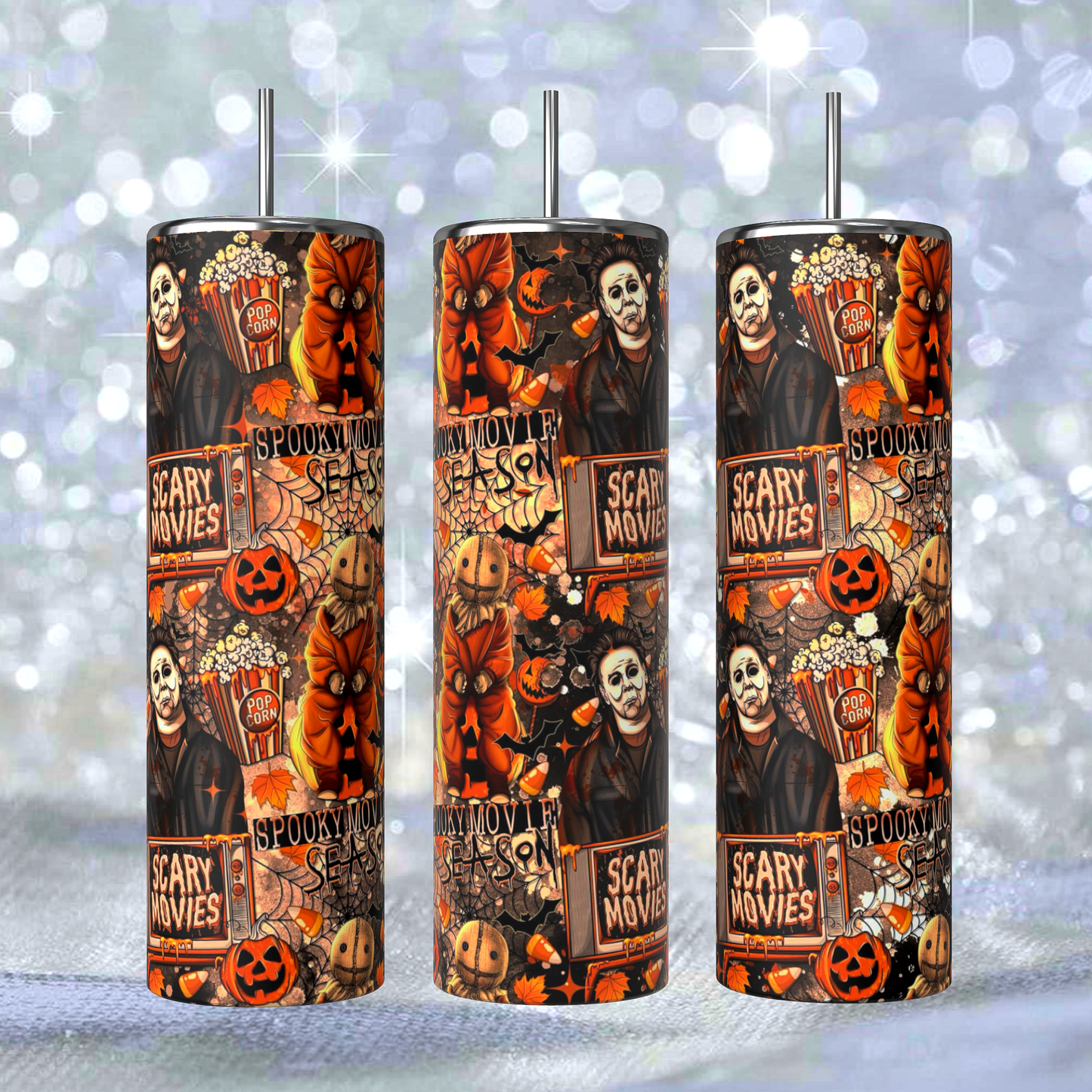 Spooky Movie Season Tumbler