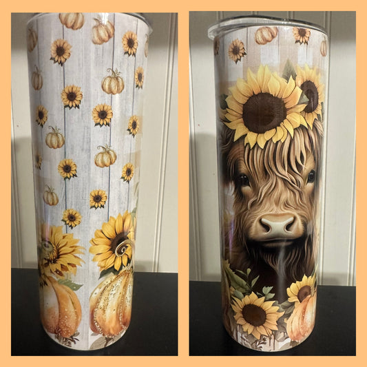 Sunflower cow