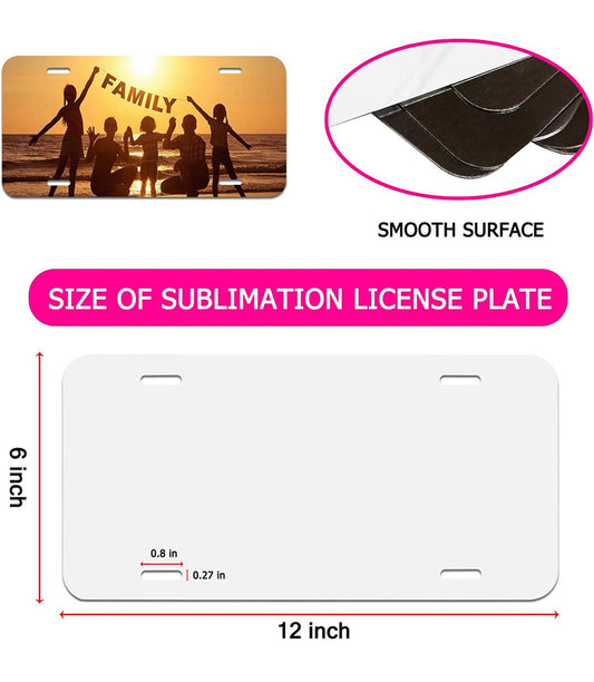 Sublimation License plate